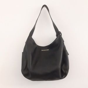 Michael Kors Black Leather Shoulder Bag